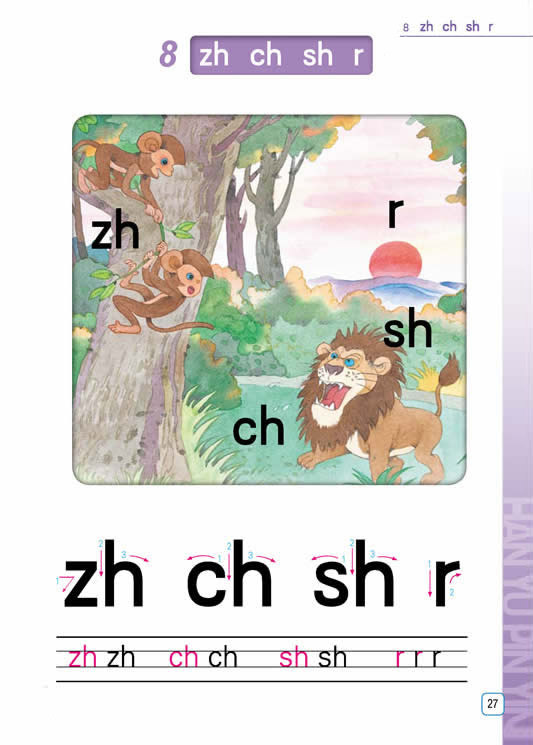 汉语拼音zh ch sh r